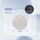 thumbnail image 5 of 200 Piezas Llavero AcríLico Redondo en Blanco 2 Pulgadas CíRculos AcríLicos Transparentes Discos Transparentes para Llavero DIY Proyecto Artesanal, 5 of 5