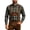 Dark Gray, variant on Oktoberfest Lapel Shirt for Men, Casual Long-Sleeve Plaid T-Shirt for Men, Classical Checkered Button Down Shirts Festival Shirt(Red/L)