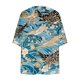 thumbnail image 5 of Cárdigan de manga larga para mujer, blusa informal estampada con bolsillo, abrigo tipo cárdigan para mujer, 5 of 5
