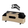 thumbnail image 2 of Organizador del respaldo del asiento, soporte para pañuelos, soporte para teléfono, accesorios interiores universales para vehículos con ganchos, Beige, 2 of 6