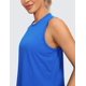 thumbnail image 5 of Remera CRZ YOGA Crop de Algodón Pima Cuello Alto Azul Talle S, 5 of 6