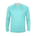 thumbnail image 6 of WTOBBY Men's Raglan Sleeve Sports Top in Solid Color with Long Sleeve Design for Active Wear Lightweight and Comfortable Athletic Shirt for Training ,Light Blue 2XL, 6 of 6
