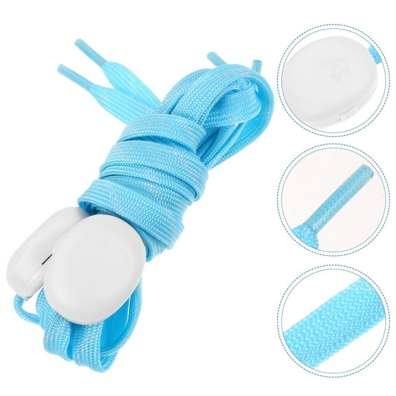 Supvox Flashing Shoelaces for Women LED Shoelaces Fabric 1 Pair Glowing Outdoor