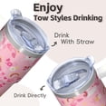 thumbnail image 4 of 20OZ Unicorn Tumbler with Handle Stainless Steel Insulated Mug Thoughtful Gifts for Women Unicorn Lovers Suitable for Birthday Christmas and Beach Trips, 4 of 6