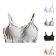 thumbnail image 3 of XFLWAM Womens Spaghetti Straps Yoga Bra Stretch Modal Soft Active Camisole Wireless Vest Tops Breathable Everyday Underwear, 3 of 3