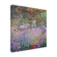 thumbnail image 4 of Trademark Fine Art "The Artist's Garden at Giverny" Canvas Art by Claude Monet, 4 of 5