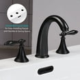 thumbnail image 3 of Aquaterior 20" Rectangle Bathroom Vessel Sink White Procelain Above Counter Ceramic Basin, 3 of 11