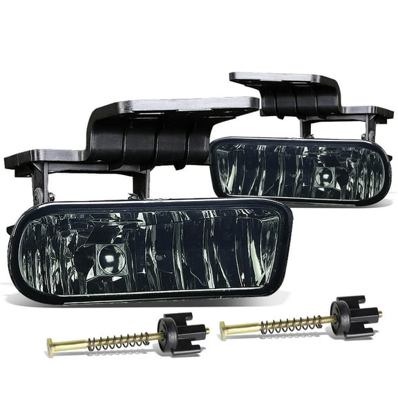 DNA Motoring For 99-02 Chevy Silverado 00-06 Suburban Tahoe Smoked Lens Bumper Fog Light Lamps Pair