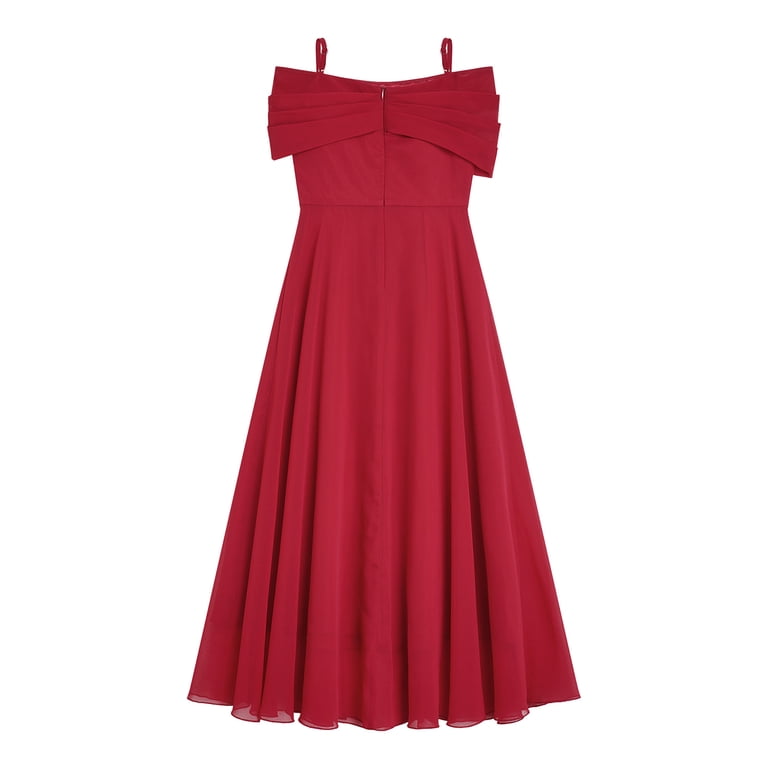 TiaoBug Kids Flower Girls Dress Sleeveless Chiffon Party Maxi Gowns Wedding Bridesmaid Dresses Burgundy 8 - Walmart.com TiaoBug Kids Flower Girls Dress Sleeveless Chiffon Party Maxi Gowns Wedding Bridesmaid Dresses Burgundy 8 - Walmart.com
