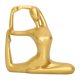 thumbnail image 2 of Estatuil de yoga de resina, estatua de meditación decorativa dorada, poses de yoga, estatua de cerámica, de Yoga, decoración, estantería, dec Postura de perfecl Figura de postura de yoga, 2 of 8