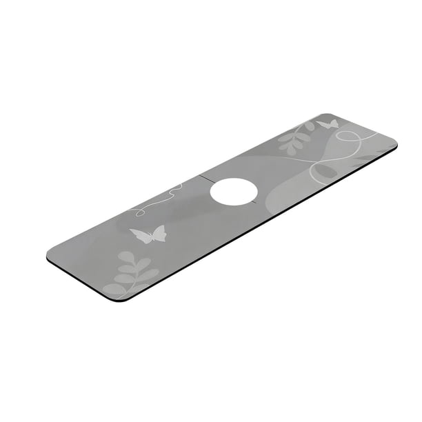 Pisexur Batería de cocina Alfombrilla absorbente de tierra de diatomeas para grifos de cocina. Alfombrilla antisalpicaduras y escurridora para fregaderos y lavabos. A para la cocina del hogar