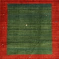 thumbnail image 1 of Ahgly Company Indoor Square Contemporary Red Abstract Area Rugs, 3' Square, 1 of 6