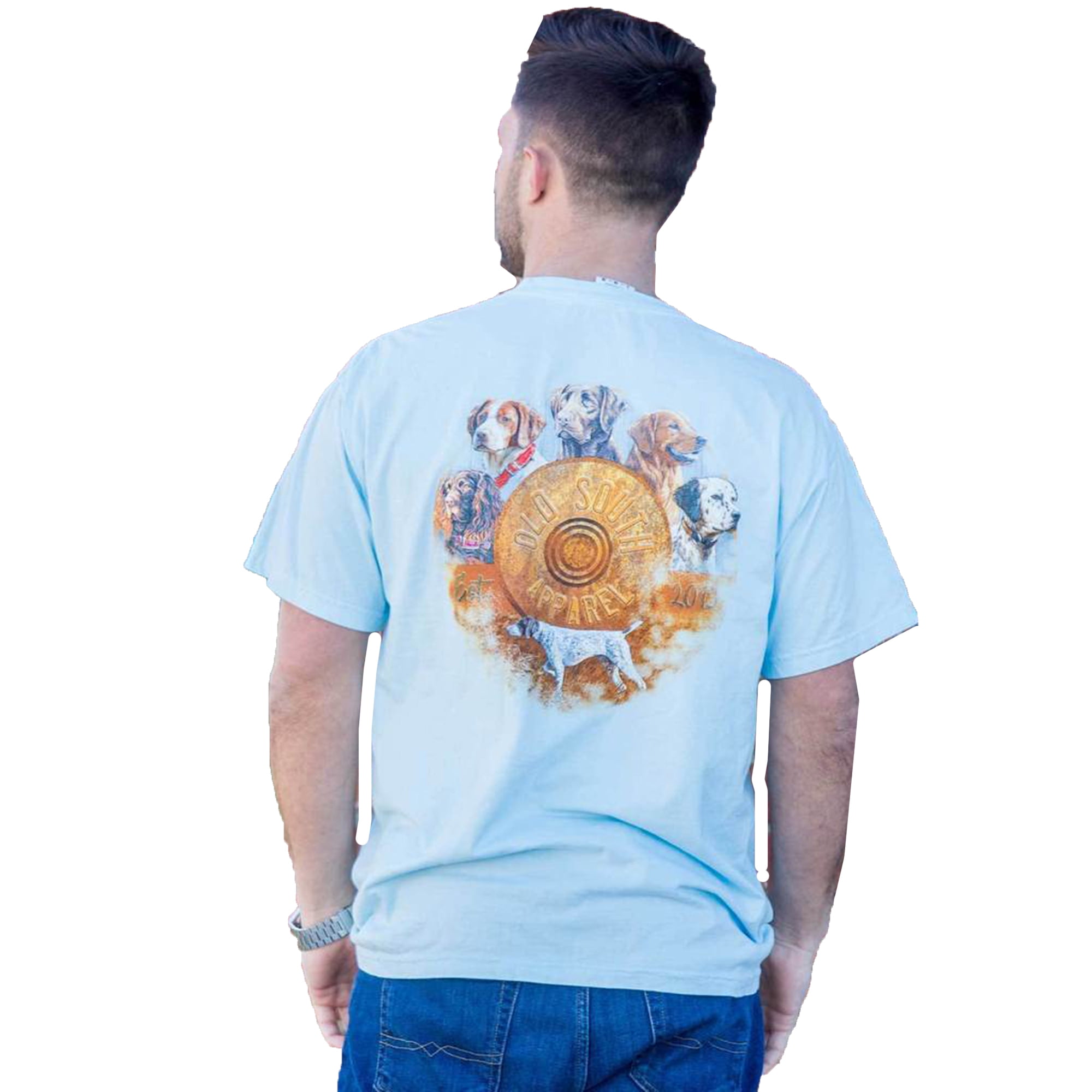 Old South Apparel Dog Collection Comfort Color Short Sleeve Pocket