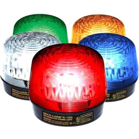 12VDC Green Lens 2 Pack Seco-Larm Enforcer Xenon Strobe Light SL-126Q//G