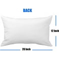 thumbnail image 6 of Set of 4 Modern Geometry Decorative Lumbar Pillow Case Black White Super Soft Rectangular Throw Pillow Cover 12x20 Inches Home Bedroom Decor Pillowcases Cushion Cover, 6 of 6