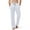White, variant on Men's Pj Pants Casual Winter Velvet Sleeping Pants Loose Striped Home Pants Casual Pants Sleepwear