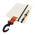 thumbnail image 2 of Lipstore Underwater Writing Dive with Swivel Clip and Pencil Portable Notebook Orange, 2 of 8