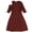 Brun - Cacaorose, variante sur bar III Robe Découpée Ligne A pour Femmes, Noir, TTG