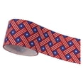 thumbnail image 2 of Red Blue Plaid with Stars Ribbon 5 Yards 1.5 inch Wide Patriotic Wired Ribbon for Crafts Wrapping Wreath Bows 4th of July Memorial Day Home Party Decoration, 2 of 8