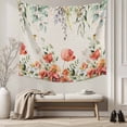 thumbnail image 5 of Red Poppy Tapestry for Bedroom Wall Hanging Tapestry, Farmhouse Country Vintage Flower Leaf Plant Ceiling Backdrop Tapestries Poster Blanket Wall Decor for Teens Room Living Room Dorm 39" x 59", 5 of 8