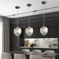 thumbnail image 2 of 3 Lights Pendant Lighting Lamp Crystal Chandelier Hanging Kitchen Island Fixture, 2 of 21