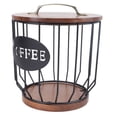thumbnail image 1 of Rustic Coffee Filter Holder,Large Capacity And Versatile Storage Space Saving And Stylish Convenient Decor For Coffee Bar, 1 of 8