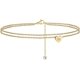 thumbnail image 1 of Turandoss Pulseras De Tobillo Con Inicial De Corazón Para Mujer, Tobillera En Capas Delicada Hecha A Mano Con Relleno De Oro De 14 Quilates, Pulseras De Tobillo Con Inicial De Corazón Para Mujer, 1 of 5