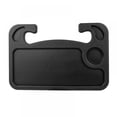 thumbnail image 3 of Car Steering Wheel Desk Laptop Tray Stand Portable Tablet Notebook Holder Car Food Eating Table Vehicle Multi-use Desk for Driver Black, 3 of 8