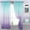 Purple, variant on Gradient Color Tulle Door Window Curtain Drape Panel Sheer Scarf Valances 1PC Curtain For Windows