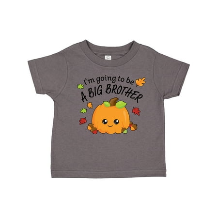 Inktastic I m Going to Be a Big Brother- Cute Halloween Pumpkin Boys Toddler T-Shirt