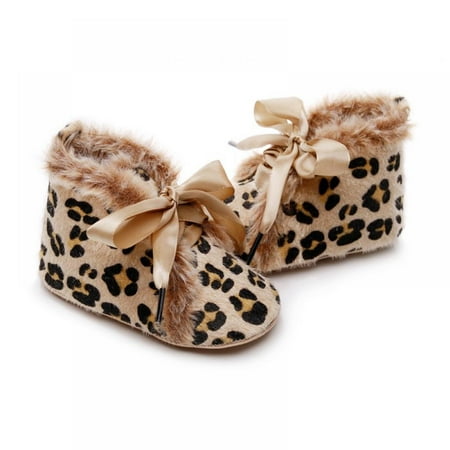 

Baby Boots Winter Baby Girls Boys Warm Anti-Slip Cartoon Casual Sneakers Toddler Soft Soled Walking Shoes