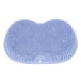 thumbnail image 3 of Body Scrubber, Shower Brush TPR Humanized Hanging Hole Massage Function Non Slip Multifunctional With Suction Cup For Bathroom Blue,Green, 3 of 8