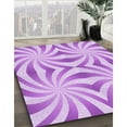 thumbnail image 2 of Ahgly Company Indoor Round Patterned Blossom Pink Area Rugs, 8' Round, 2 of 6