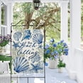 thumbnail image 5 of Dyrenson Summer Take Me To The Beach Decorative Garden Flag, Coastal Seahorse Starfish Conch Coral Yard Outside Home Decoration, Spring Anemone Burlap Outdoor Small Decor Double Sided 12 x 18, 5 of 6
