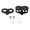 Black, variant on Acrylic Wall Mount Light Sword Storage Hanger Bracket Display Rack Holder Support Hardware with Dual Holes for Office Living Room (10-Piece Set, 6.3 x 5.1 in / 16 x 13 cm, Transparent)