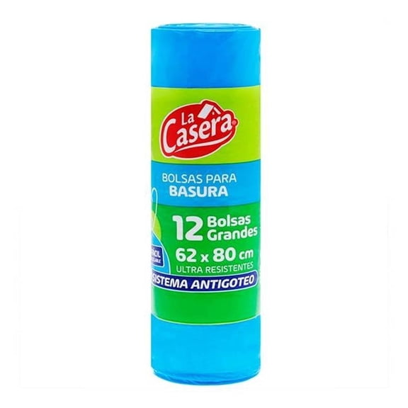 Bolsas para basura La Casera grande 12 pzas
