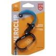 thumbnail image 2 of GEAR AID Aluminum Heroclip, Mini 40 lb Max Load - Black & Blue, 2 of 2