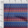 thumbnail image 1 of oneOone Cotton Silk Fabric Geometric & Floral Block Printed Craft Fabric BTY 42 Inch Wide, 1 of 4