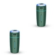 thumbnail image 1 of Ounissouiy USB LED Humidificador Mini portátil Mesita de noche Difusor de aire Ambientador de niebla Accesorios para el cuidado personal del Verde oscuro 2piezas, 1 of 6