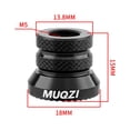 thumbnail image 4 of Tuerca de buje de bicicleta Zulema alta resistencia y resistente Negro, 4 of 8