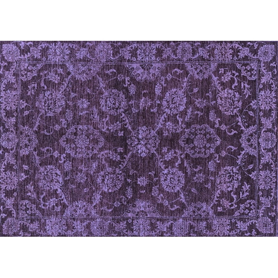 Ahgly Company Indoor Rectangle Abstract Blue Modern Area Rugs, 5' x 8'