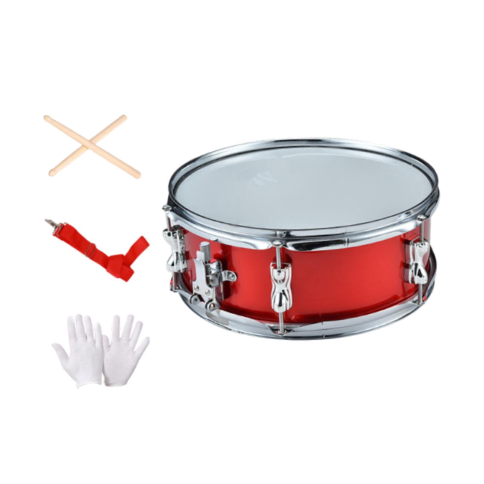 LeeQinersw 14 Inch Snare Drum Percussion Instrument, Musical Instruments, Musical Drums for Red 14 inch