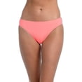 thumbnail image 2 of La Blanca womens  Solid Hipster Bikini Bottom, 12, Orange, 2 of 4