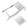 thumbnail image 4 of Rewera 2 piezas de cubierta interior de salida de ventilación trasera para Mercedes Clase A W177 A180 A200 2019, color plateado, 4 of 8