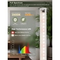 thumbnail image 2 of Smart Grow Lights for Indoor Plants with APP, 15" Full  Grow Light Strips, G6 Plant Light Strip with auto Timer, 3 Angle dimming Levels for Plant Shelf, 6-Pack (White, 48W), 2 of 8