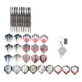 thumbnail image 1 of 12Pcs Darts Set Kit,Stainless Steel Tip,Anti Fall Competitive Entertaining Darts Kit For Darts Players, 1 of 8