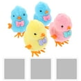thumbnail image 2 of Shisuyan 4 Pcs Jouets à Remonter Poussin Sautant Nouveauté Peluche Poulet Jouets à Remonter, 2 of 8