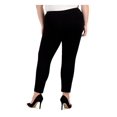 thumbnail image 2 of KASPER Womens Black Pull On Stretch Straight leg Pants Plus Size: 22W, 2 of 3