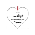 thumbnail image 1 of Heart shaped Angel In Memorial Ornament Hanging Sign Commemorative Decorations, 1 of 1