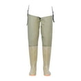 thumbnail image 1 of S SERENABLE Cuissardes Antidérapantes en PVC Bottes de Pluie pour Extérieur Travail Plantation Imperméables Taille 38 Pieds, 1 of 9